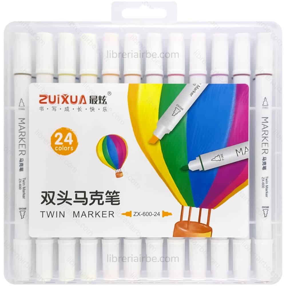 marcador acrilico de 24 unidades