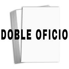 cartulina doble oficio x 100 uni