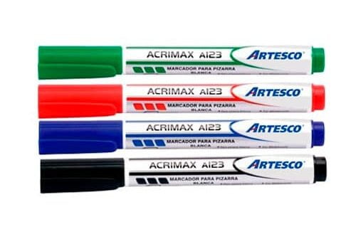 marcador acrilico azul